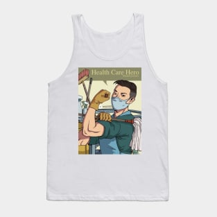 Male Health Care Hero Tank Top